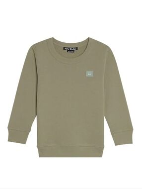Acne Studios Mini Kids Crewneck Sweatshirt 'Eucalyptus Green'